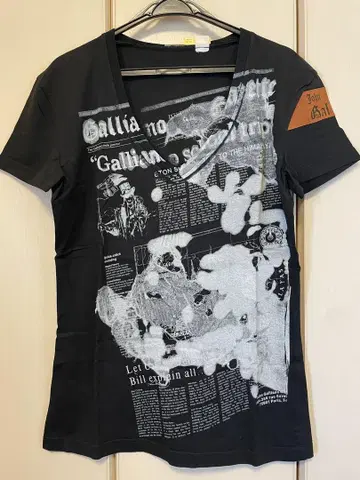 John Galliano 그래픽 프린트 티셔츠