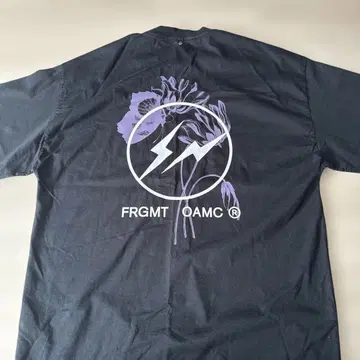 FRGMT OAMC 블랙 티셔츠