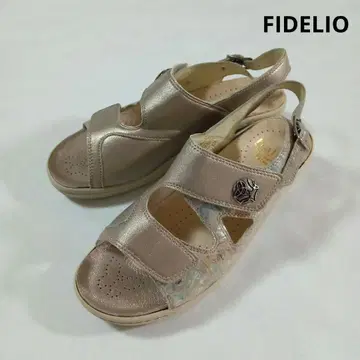 FIDELIO 가죽 컴포트 샌들 hallux 외반모지