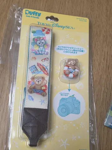 미사용 새상품 더피 써니 팬 카메라 스트랩
