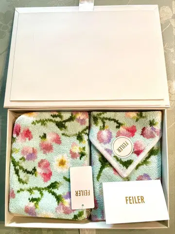 FEILLER 스위트 스위트피 손수건 & 파우치 세트