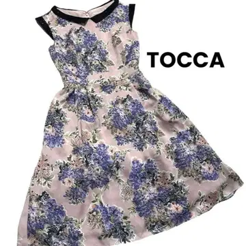 TOCCA 플라워 프린트 슬리브리스 원피스 사이즈 0