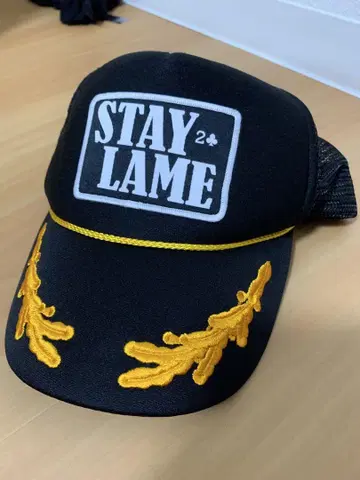 LOWCARD STAY LAME 캡 오토 자수