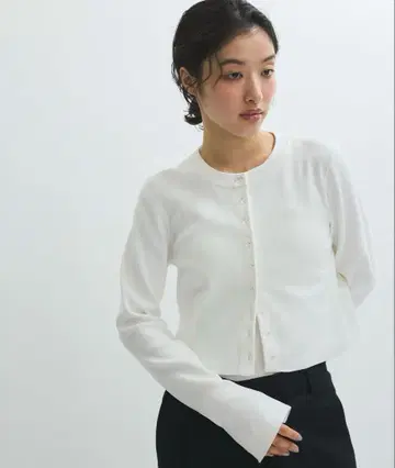 ADAMETROPE' 지속가능성 쿨 터치 롱 슬리브 가디건