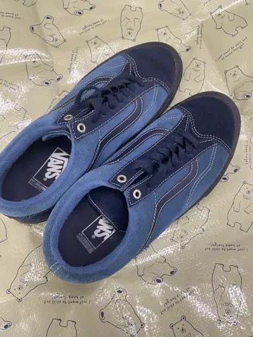 Vans 네이비 스웨이드 스니커즈