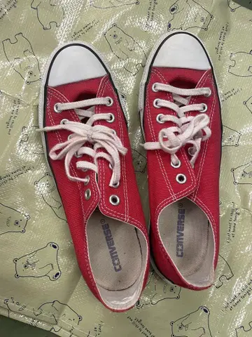 CONVERSE ALL STAR 스니커즈 27cm 레드