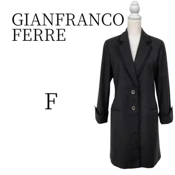 GIANFRANCO FERRE 그레이 체스터 코트 XL(LL)