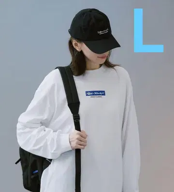 NewJeans 후지와라 히로시 긴팔 티셔츠 화이트 L 사이즈 완판템 3