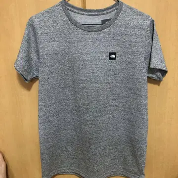 THE NORTH FACE 박스 로고 티셔츠 M 믹스 그레이