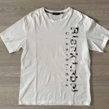 BLACK LABEL Block Label 티셔츠 화이트