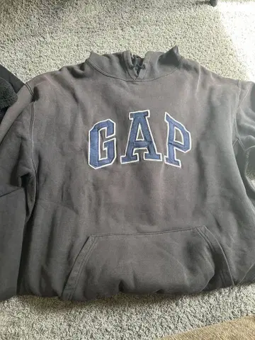 GAP 블랙 후드티 L 사이즈