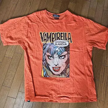 VAMPIRILLA 티셔츠 HYSTERIC GLAMOUR 오렌지