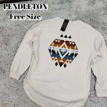 미사용 PENDLETON 긴팔 티셔츠 티셔츠 롱T