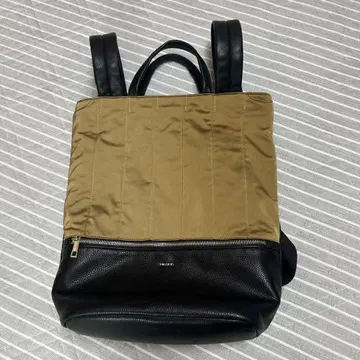2WAY 백팩 블랙과 베이지 중형
