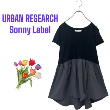 컨디션 최상 Sonny Label 도킹 페플럼 컷 풀오버 반팔