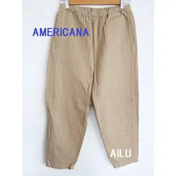 AMERICANA 스트라이프 셰프 팬츠 AL-392 ST M 53928