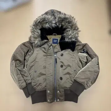 GAP 퍼 다운 자켓  짧은 기장