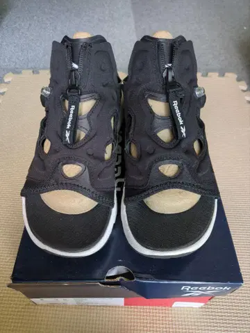 리복 샌들 블랙 23cm