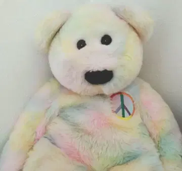 레어 ty 레인보우 피스 곰 비니 버디즈 특별 가격