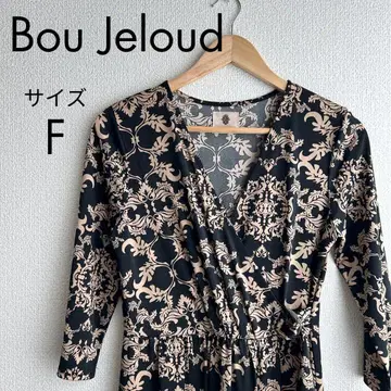 새상품급 Bou Jeloud 부즈루드 블랙 골드 가운 가디건