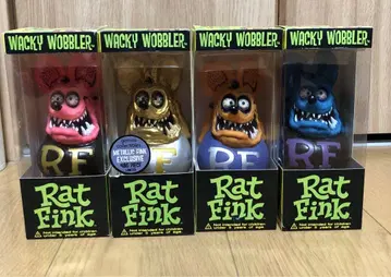 레어 랫 핀크 메탈릭 WACKY WOBBLER 피규어 박스 포함