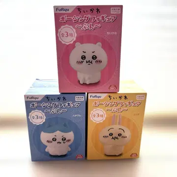 치이카와 (먼작귀) 포징 피규어 3개 세트