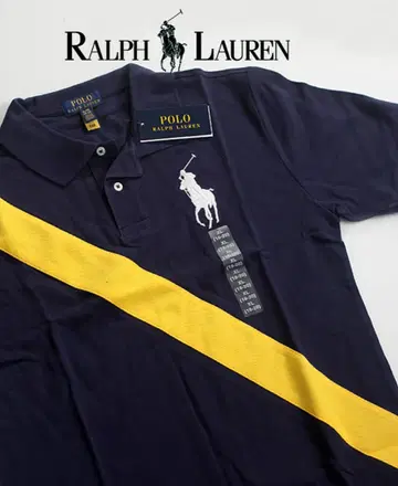 Ralph Lauren 네이비 빅 포니 피케 셔츠