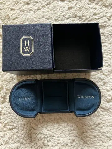 HARRY WINSTON 해리 윈스턴 반지 케이스 네이비