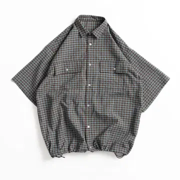 WETTEMPT SEERSUCKER CHECKED SHIRT 브라운