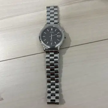 SPIRIT 실버 스테인리스 시계 SEIKO