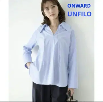 온워드 UNFILO 안피로 이지케어 스키퍼 롱 셔츠 S