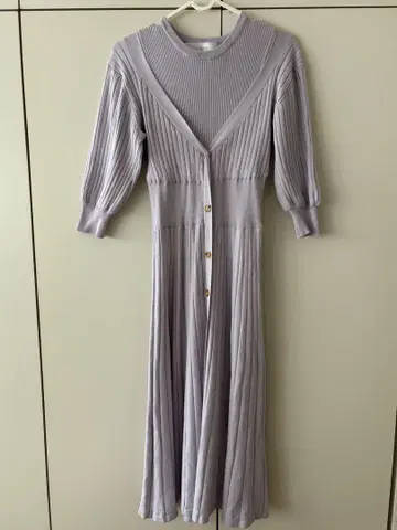 tocco closet 라이트 라벤더 니트 원피스 [M]
