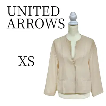 UNITED ARROWS 베이지 노카라 자켓 XS (SS)