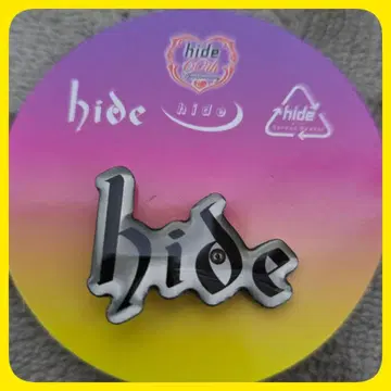 hide 캡슐 초기 로고 핀 배지 가챠
