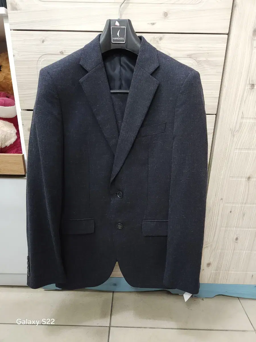지오지아 남성 여름 정장세트 100cm-31inch (네이비)