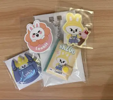SKZOO 온라인 복권 미니 노트 키링 이름 배치 Lee 비트