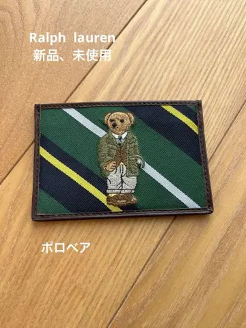 폴로 랄프 로렌 패스 케이스 미사용 새상품 폴로 베어
