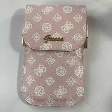GUESS 스마트폰 숄더백 핑크
