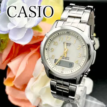 작동 손목시계 CASIO 카시오 전파 솔라 아나아날 남성용 D100
