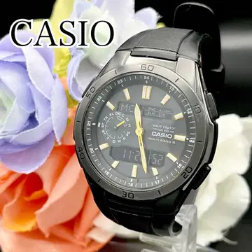 작동 손목시계 CASIO 카시오 웨이브 셉터 전파 솔라 남성용 E01