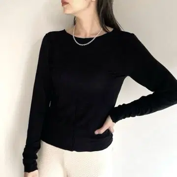 WILLFULLY 윌프리 시어 컷 2way 멜로 상의