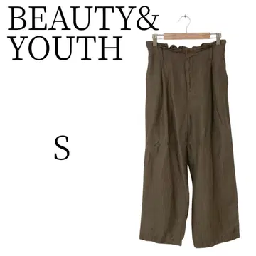 BEAUTY&YOUTH 뷰티&유스 카키 팬츠 S