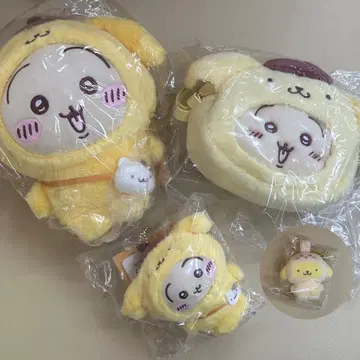 토끼 폼폼푸딩 치이카와 (먼작귀) 산리오 3개 세트