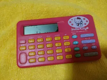 헬로키티 귀여운 디자인 빨간색 계산기