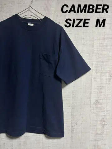 CAMBER 캠버 미국제 포켓 티셔츠 사이즈 M 네이비