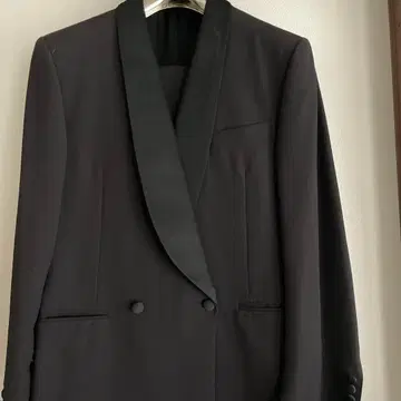 새상품 CANALI 턱시도 상하의 세트 블랙 울 택 포함