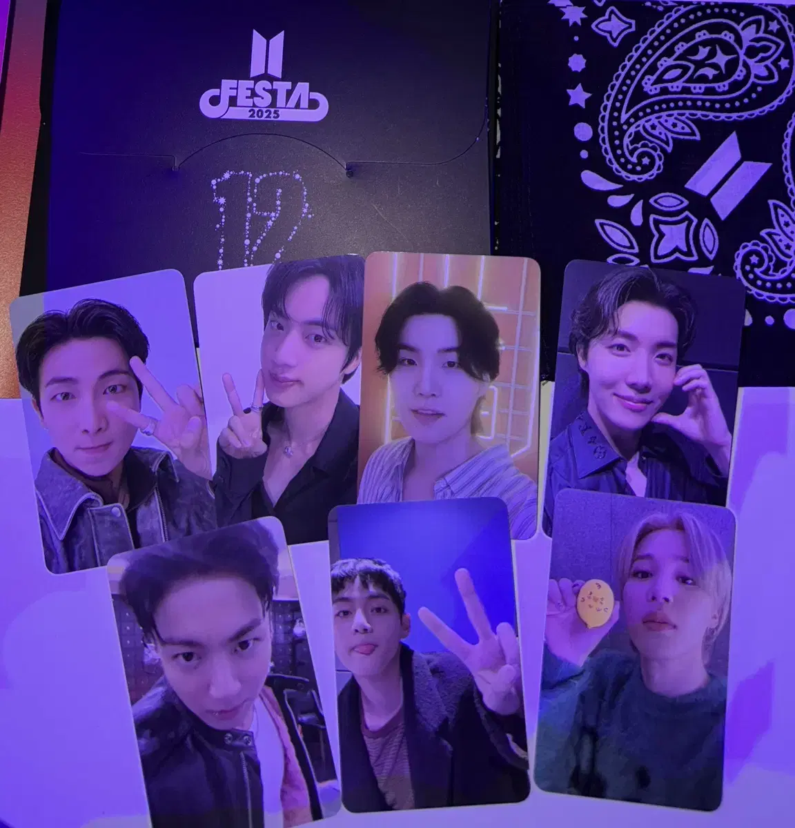 BTS FESTA ARMY ZONE 방탄 12주년 페스타 아미존 포카