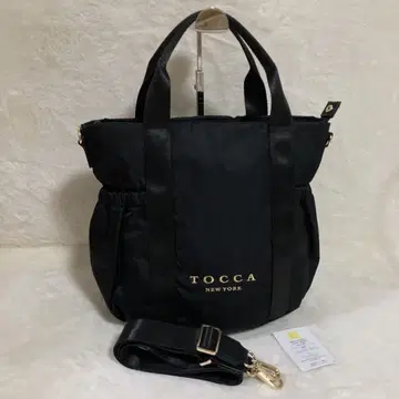 컨디션 최상 TOCCA 2way 숄더백 토트 로고 SANA