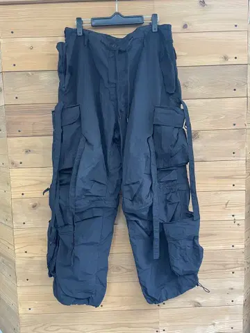 HOUSTON 블랙 카고 팬츠 L MSSD