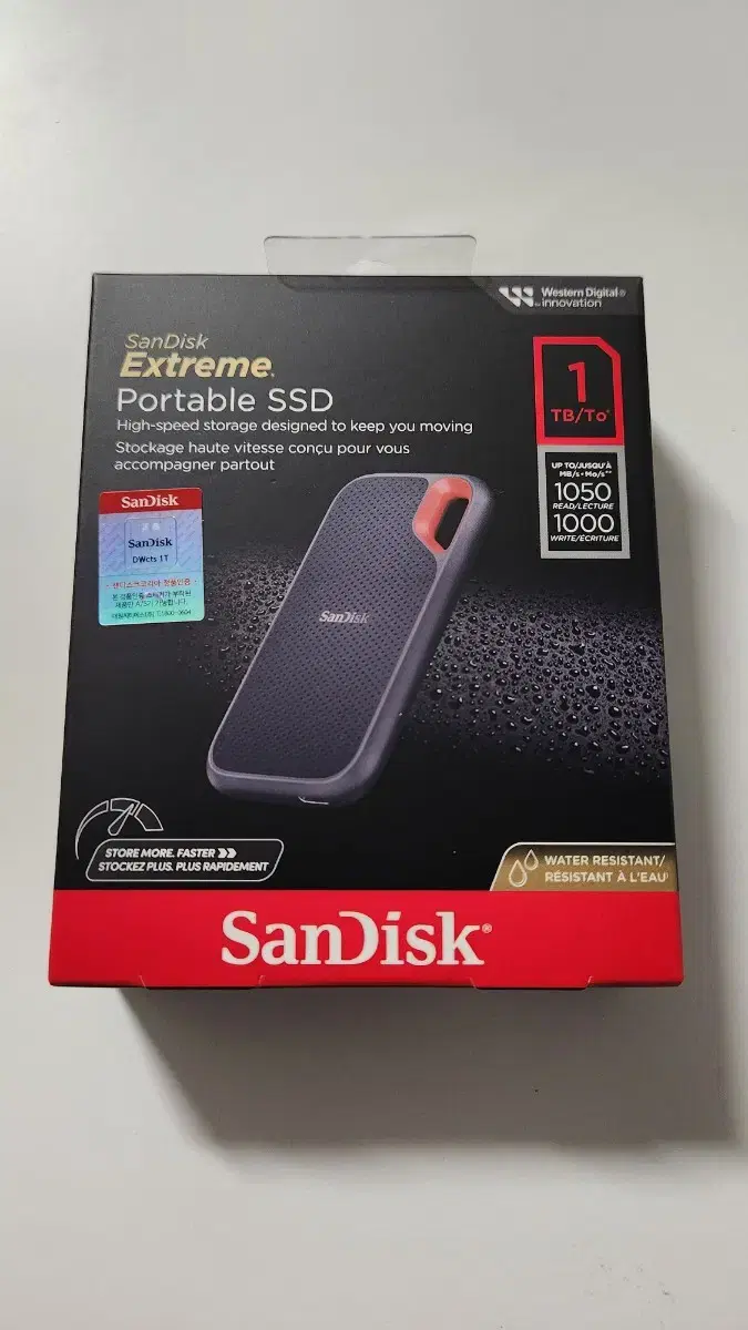 Sandisk External SSD 1TB Extreme Portable (sealed)